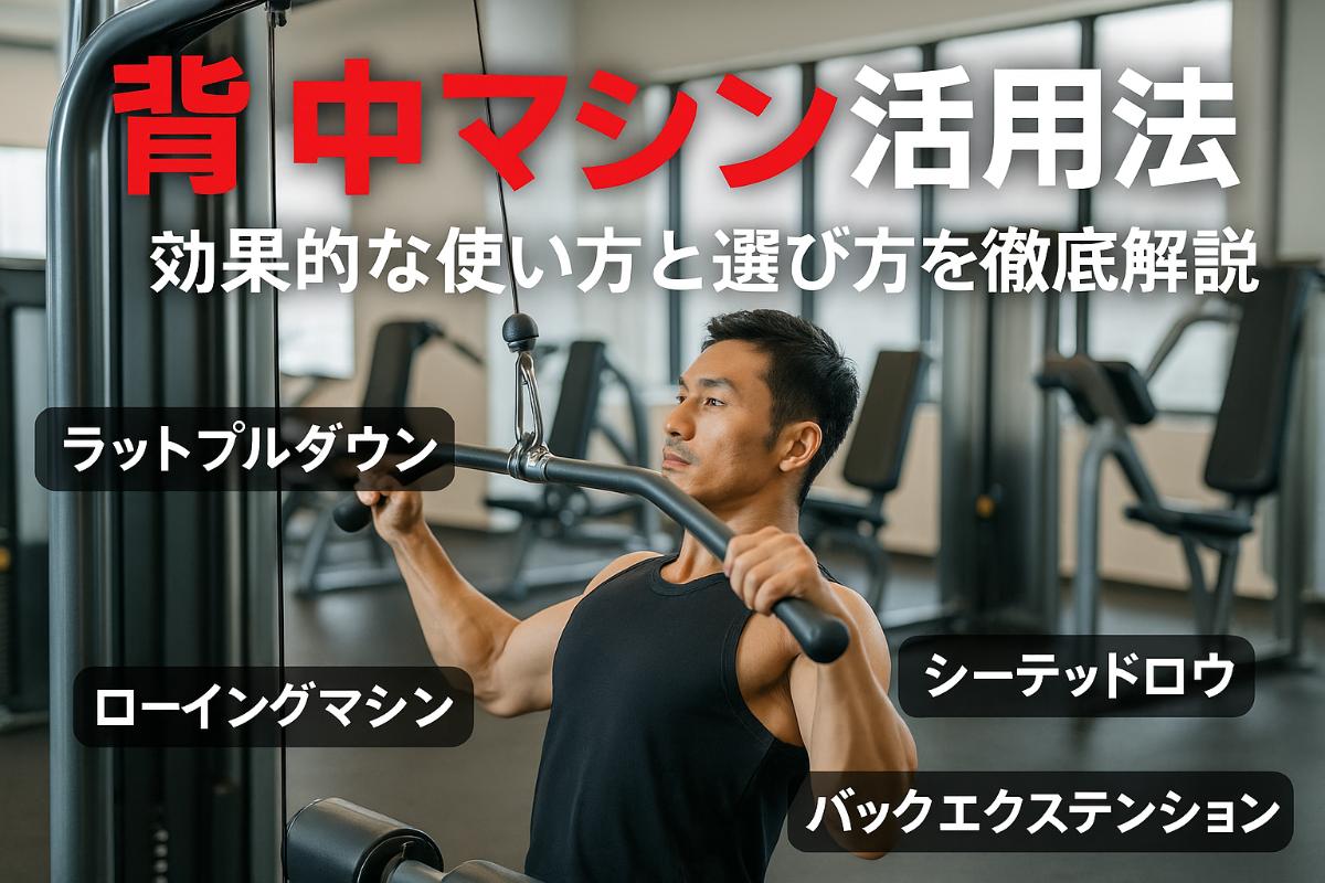 ジムで背中のトレーニングを行うマシンを活用する効果的な方法と選び方 
